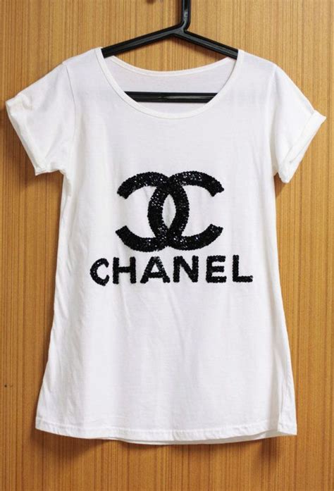 where to buy chanel tee shirts|Blouses & Tops .